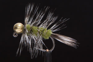 Wolly Worm Jig olive-0