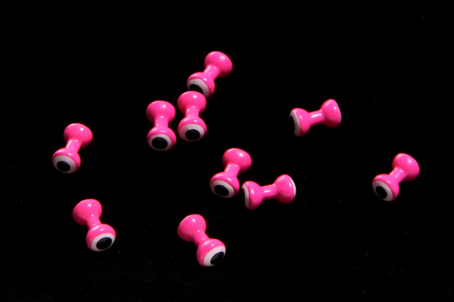 fluo pink/white