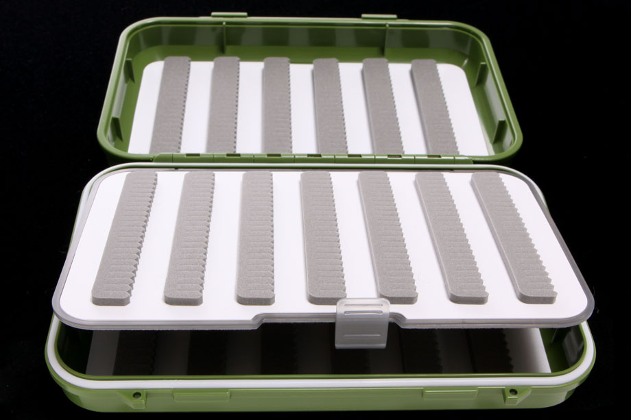 C&F Medium 12-Row WP Fly Case with Two-Sided Page 25676 olive-0