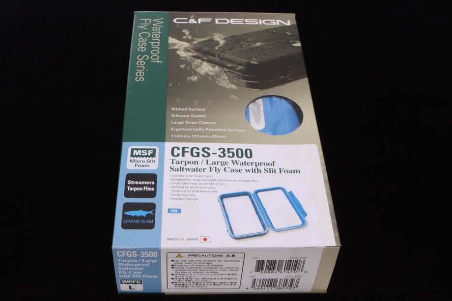 C&F Tarpon Large WP Saltwater Fly Case w Slit Foam 3500-4373