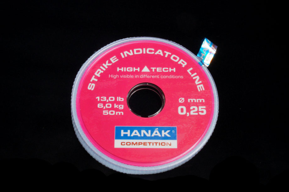 Hanak Strike Indicator Line hot fluo pink
