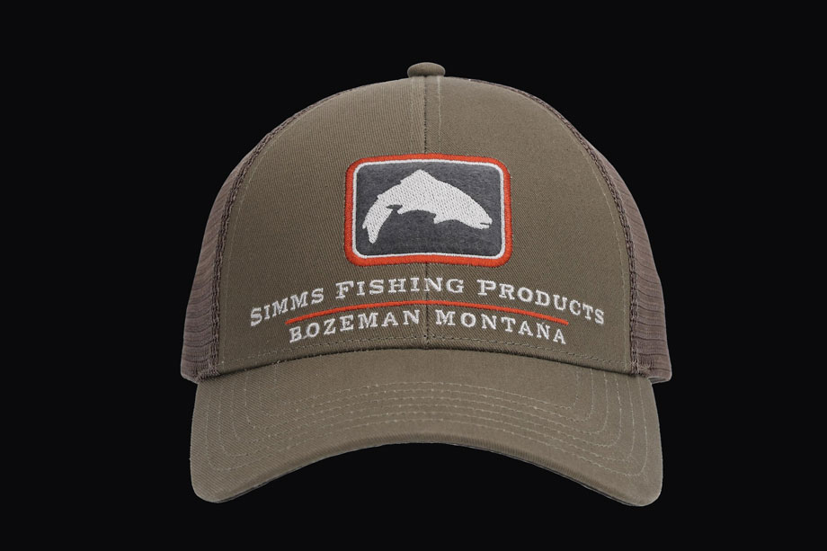 Simms Trout Icon Trucker hickory