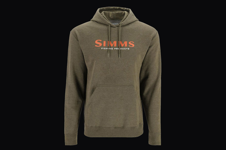 Simms Logo Hoody military heather