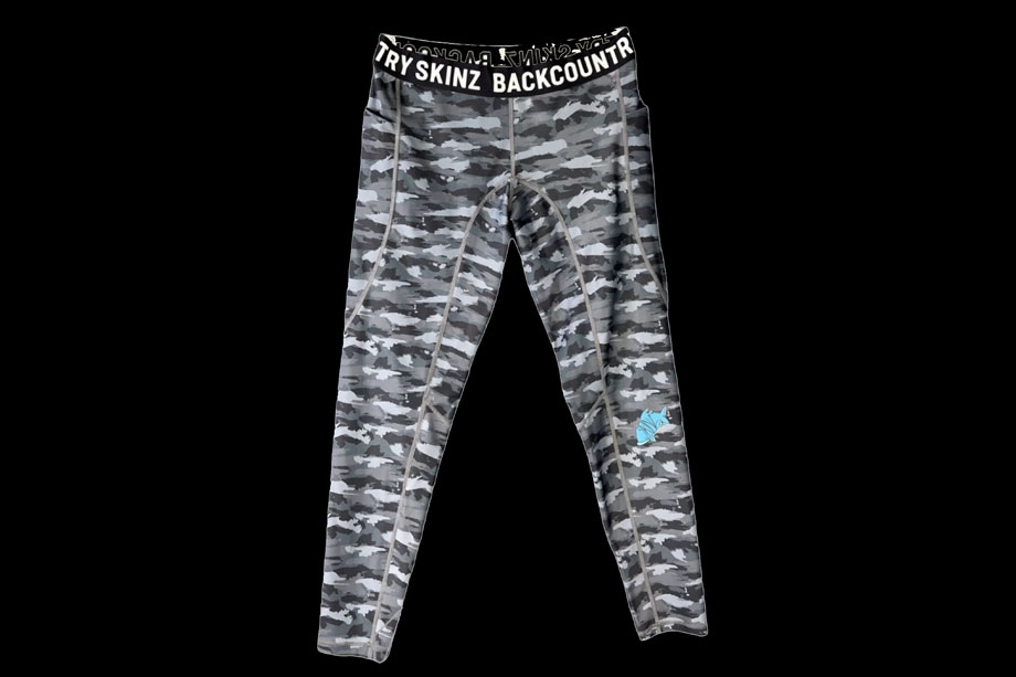 Backcountry Skinz UV Solar Flexz Lite Leggins blue slate camo