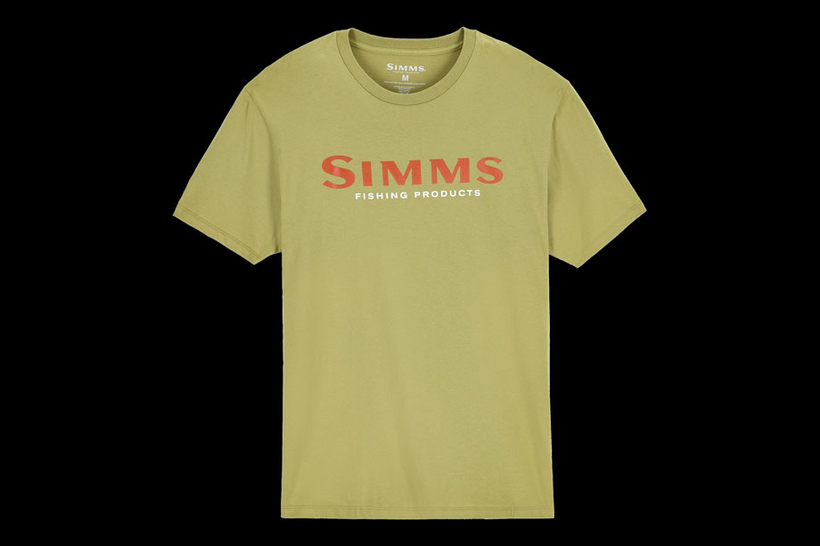 Simms Logo T-Shirt tent green