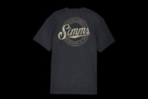 Simms Circle Lockup T-Shirt charcoal heather