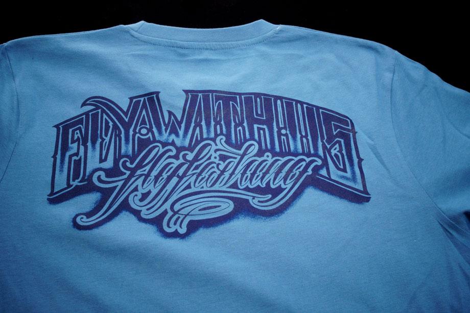 Fly With Us T-Shirt blue